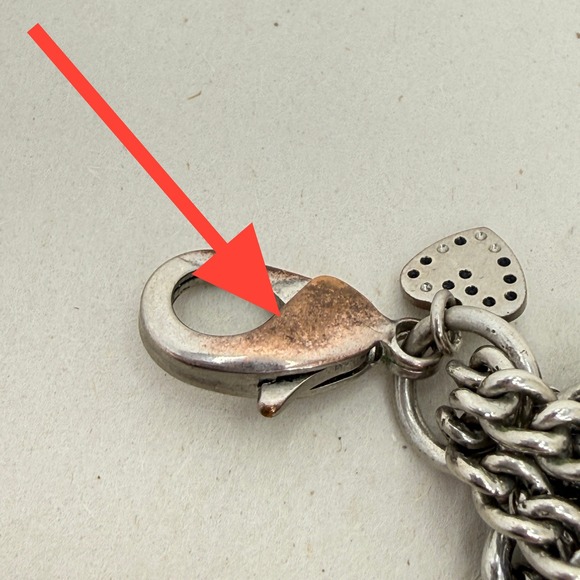 Stella & Dot Petra Braided Rhinestone Bracelet Chunky Chain Sparkle Silver Tone - Picture 5 of 10